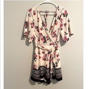 NWT Floral Romper